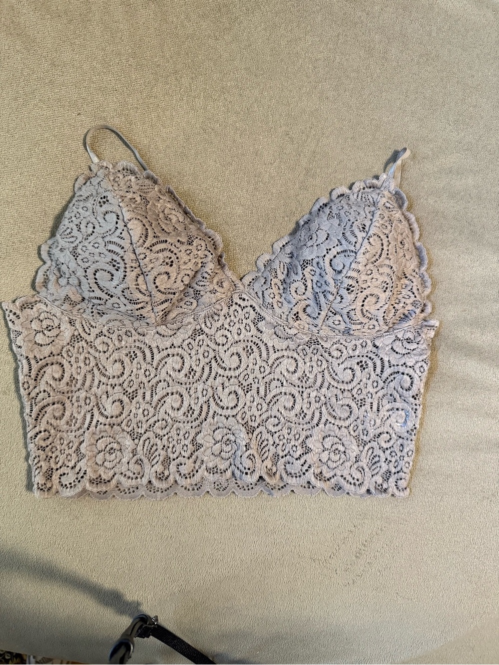 Wishlist Lace Bralette in Light Taupe